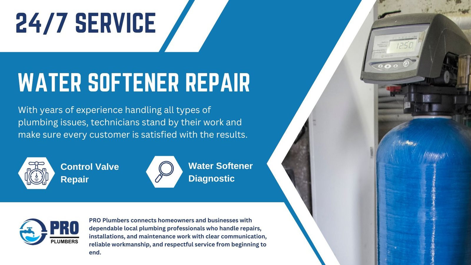 Water softener repair in Casa Grande, AZ